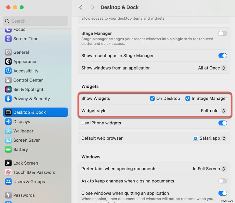 แก้ไขปัญหาวิดเจ็ตเดสก์ท็อป macOS Sonoma - 11 โซลูชั่นที่ได้รับการพิสูจน์แล้ว