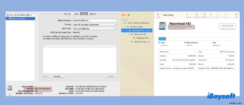 แก้ไขข้อผิดพลาด  ดิสก์ไม่ได้จัดรูปแบบเป็น Mac OS Extended (Journaled)  เมื่อติดตั้ง macOS ใหม่ 