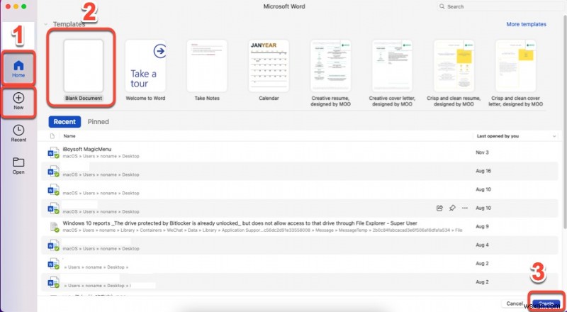 สร้างเอกสาร Word บน Mac:5 วิธีง่ายๆ 