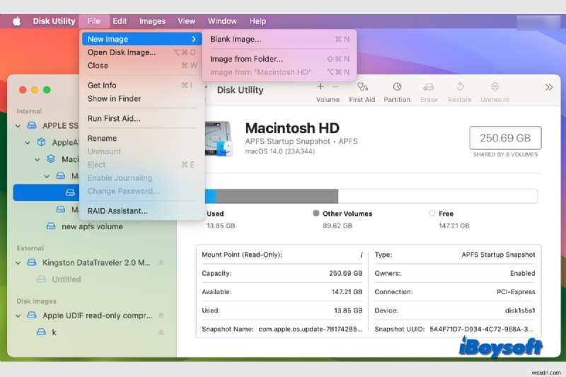 ซอฟต์แวร์โคลนดิสก์ Mac:สร้างการสำรองข้อมูลเต็มรูปแบบและปกป้องข้อมูลของคุณ 