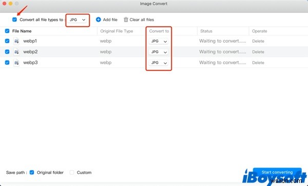 แปลง WebP เป็น JPG บน Mac:3 วิธีง่าย ๆ สำหรับการแปลงรูปภาพจำนวนมาก 
