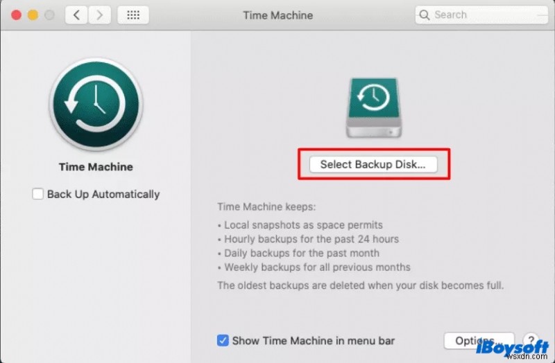 ลบแพ็คเกจอัปเดต macOS อย่างปลอดภัยไปยังพื้นที่เก็บข้อมูลฟรี 