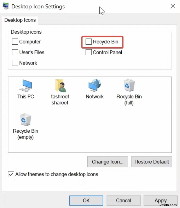 คู่มือฉบับย่อ:ซ่อนไอคอนถังรีไซเคิลบนเดสก์ท็อป Windows ของคุณ 