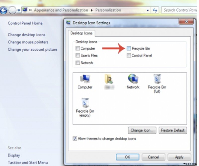คู่มือฉบับย่อ:ซ่อนไอคอนถังรีไซเคิลบนเดสก์ท็อป Windows ของคุณ 