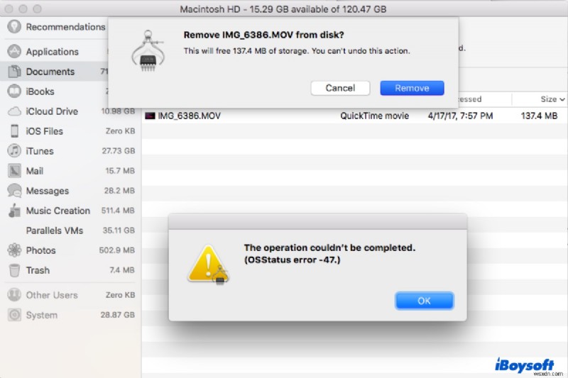 วิธีแก้ไขข้อผิดพลาด OSStatus 34, 47 และ 22 บน macOS:อธิบายการแก้ไขด่วน