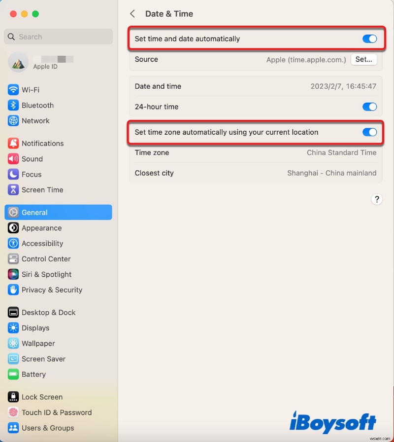 แก้ไขข้อผิดพลาด  เซิร์ฟเวอร์การกู้คืนไม่สามารถติดต่อได้  บน macOS (High Sierra และใหม่กว่า) 