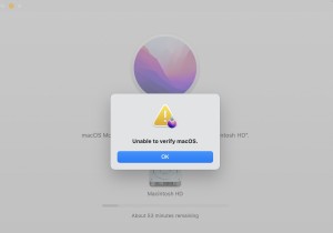 แก้ไขข้อผิดพลาดในการตรวจสอบ macOS Ventura: ไม่สามารถตรวจสอบได้  & ไม่สามารถตรวจสอบ macOS  
