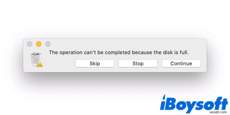 วิธีแก้ไขข้อผิดพลาด  ดิสก์เต็ม  บน Mac ของคุณ – คู่มือแก้ไขด่วน 