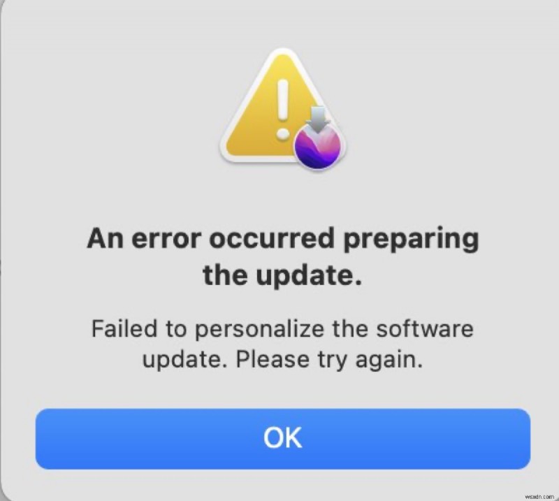 แก้ไขข้อผิดพลาด  ไม่สามารถปรับเปลี่ยนการอัปเดตซอฟต์แวร์ในแบบของคุณ  บน M1 Macs ที่ใช้ macOS Sequoia 