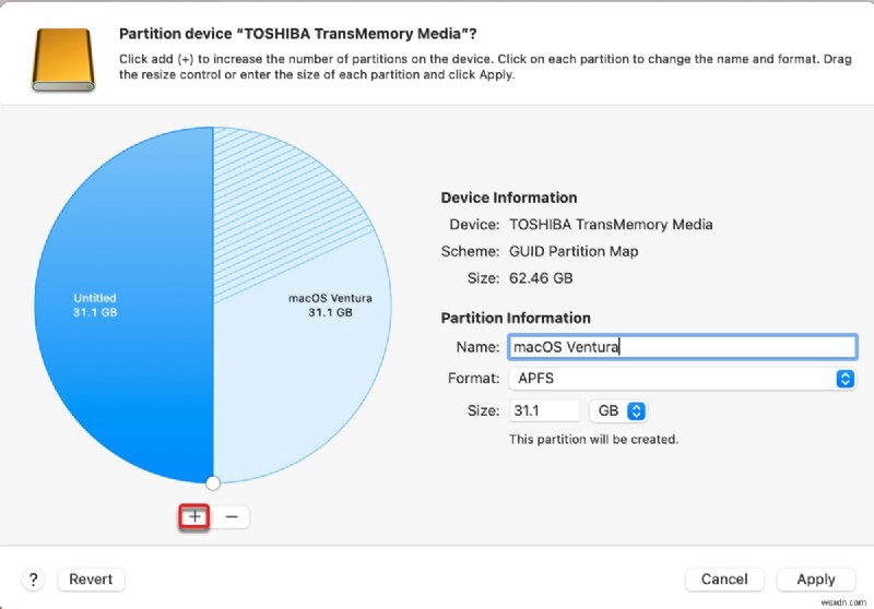 วิธีติดตั้ง macOS Ventura บนพาร์ติชั่นแยก:คำแนะนำทีละขั้นตอน 