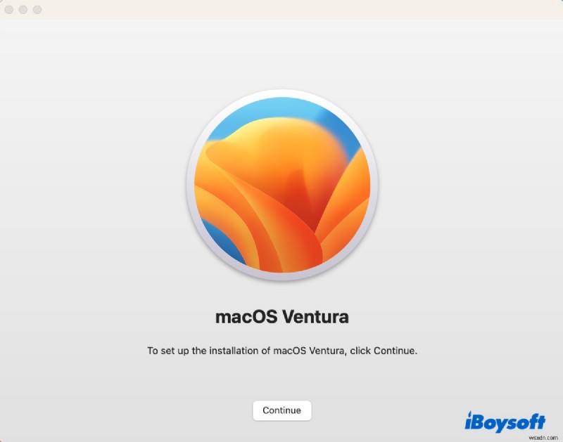 วิธีติดตั้ง macOS Ventura บนพาร์ติชั่นแยก:คำแนะนำทีละขั้นตอน 