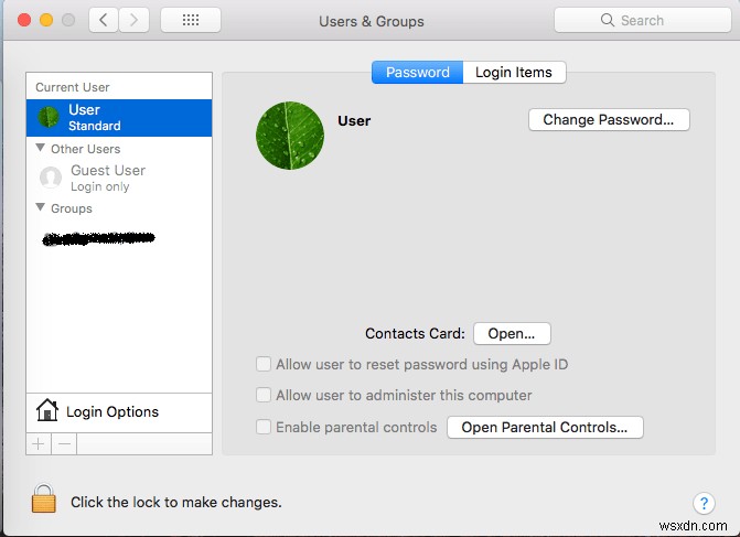 วิธีคืนค่าสิทธิ์ผู้ดูแลระบบหลังจากเปลี่ยนชื่อผู้ใช้ Mac ของคุณบน High Sierra 10.13.1 