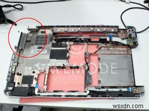 คู่มือการซ่อมแซม HP Pavilion DV6‑3000:การเปลี่ยนเคสด้านล่างเพื่อแก้ไขปัญหาความร้อนเกินและฝาปิด