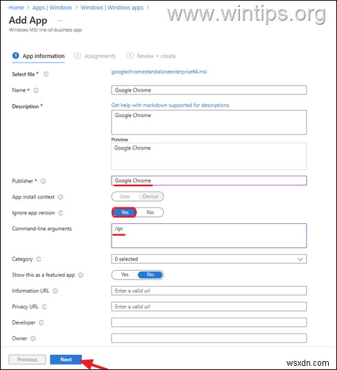 ปรับใช้ Chrome หรือแอป LoB ใดๆ บนอุปกรณ์ Windows ที่ลงทะเบียน Intune – คำแนะนำทีละขั้นตอนที่ครอบคลุม 