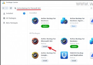 คำแนะนำฟรี:สำรองข้อมูล Microsoft 365 อย่างปลอดภัยไปยัง Synology NAS โดยใช้ Active Backup 