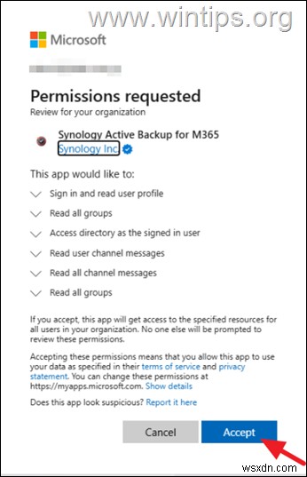 คำแนะนำฟรี:สำรองข้อมูล Microsoft 365 อย่างปลอดภัยไปยัง Synology NAS โดยใช้ Active Backup 