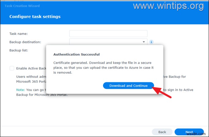 คำแนะนำฟรี:สำรองข้อมูล Microsoft 365 อย่างปลอดภัยไปยัง Synology NAS โดยใช้ Active Backup 
