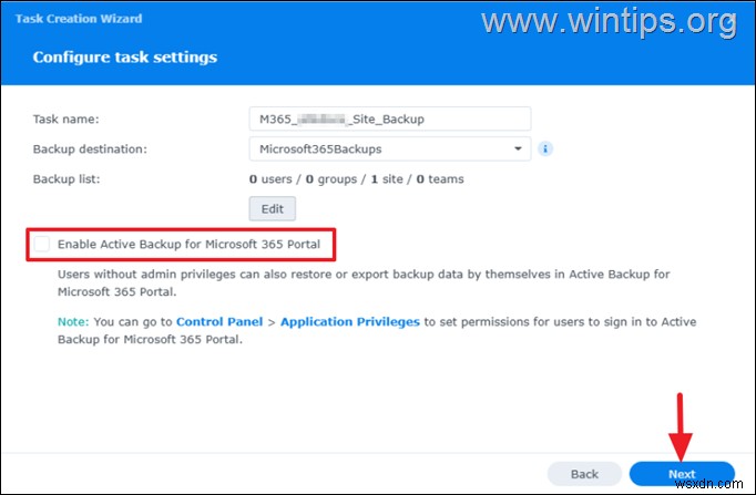 คำแนะนำฟรี:สำรองข้อมูล Microsoft 365 อย่างปลอดภัยไปยัง Synology NAS โดยใช้ Active Backup 