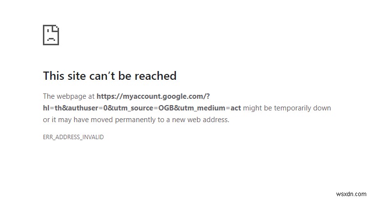 การทำความเข้าใจและแก้ไขข้อผิดพลาดเบราว์เซอร์ ERR_ADDRESS_INVALID 