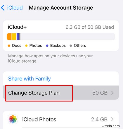 ดาวน์เกรดหรือยกเลิกแผนพื้นที่จัดเก็บข้อมูล iCloud ของคุณได้อย่างง่ายดาย:คำแนะนำทีละขั้นตอน 