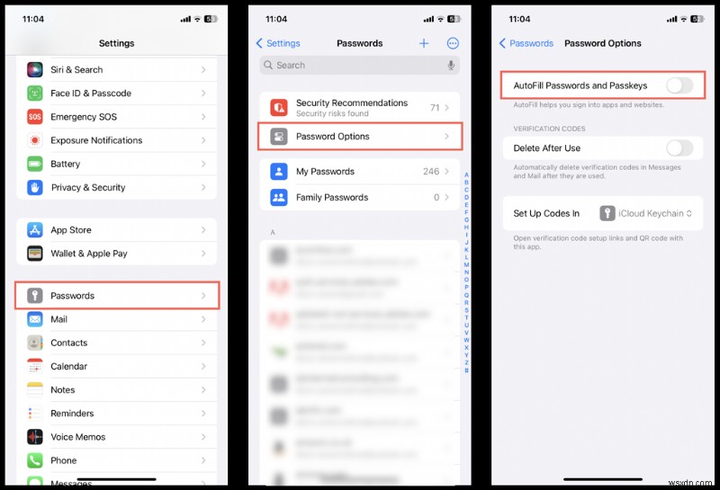 ปิดใช้งานคำแนะนำรหัสผ่าน iPhone:คำแนะนำทีละขั้นตอน 