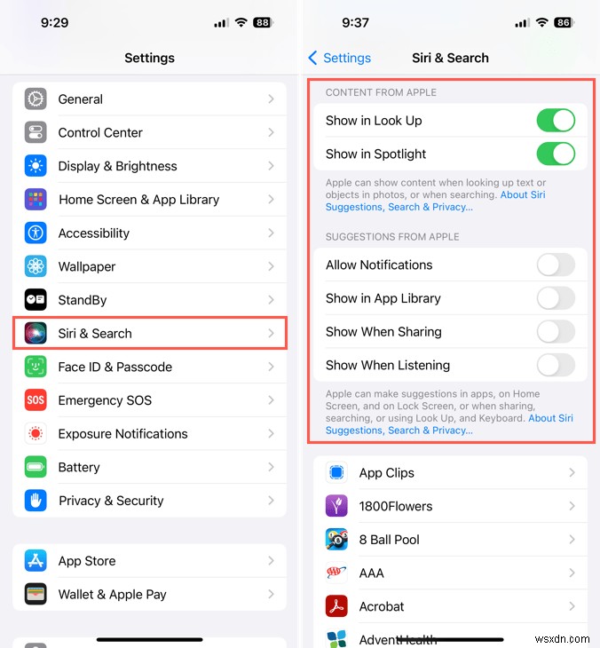 วิธีปิดการใช้งานคำแนะนำของ Siri บน iPhone และ Mac – คำแนะนำทีละขั้นตอน 