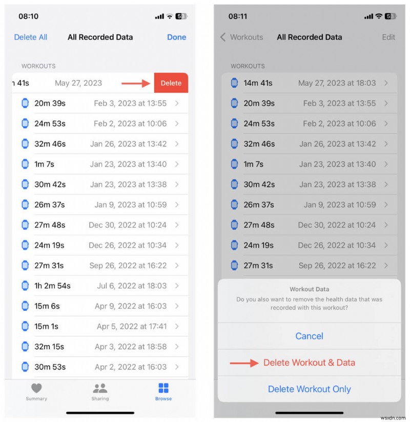 ลบการออกกำลังกายที่บันทึกไว้บน Apple Watch ได้อย่างง่ายดาย – คำแนะนำทีละขั้นตอน 