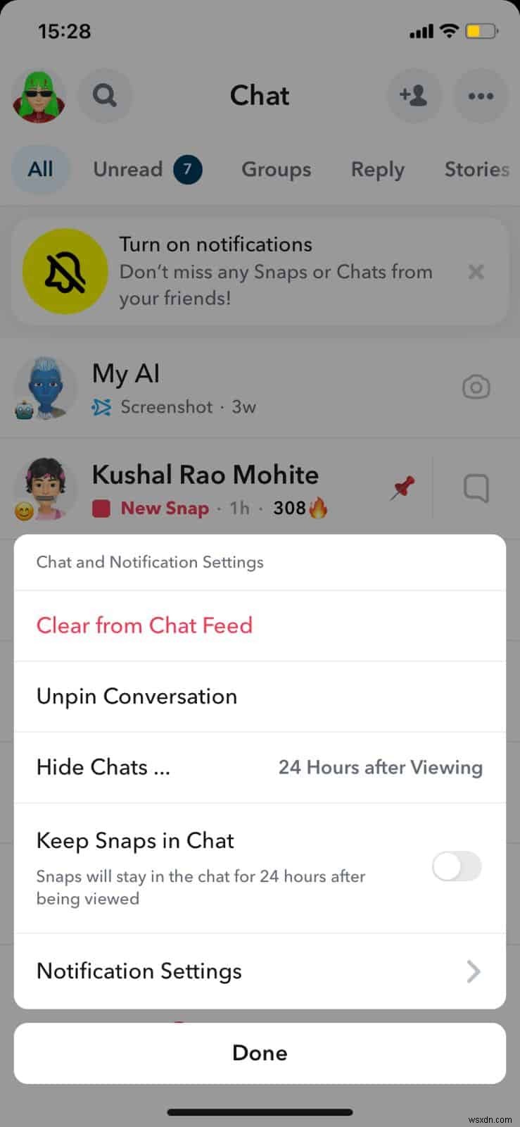 ลบ My AI Chatbot ของ Snapchat:คำแนะนำทีละขั้นตอน 