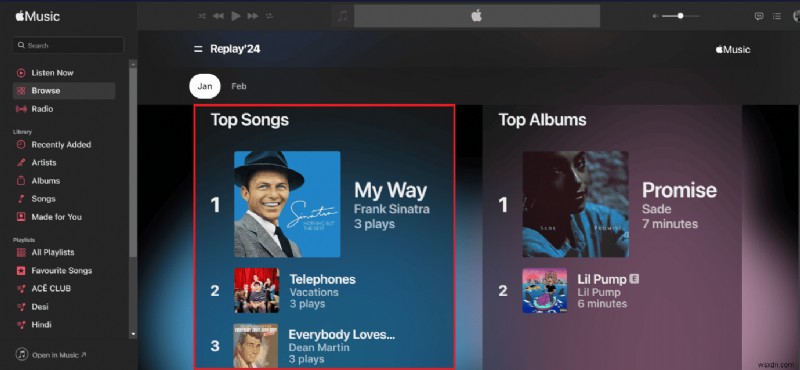 วิธีเข้าถึงเพลย์ลิสต์เล่นซ้ำรายเดือนของ Apple Music ในปี 2024 