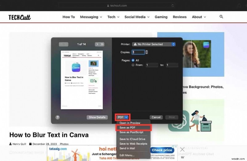 จับภาพหน้าจอหน้าเว็บแบบเต็มบน Mac – สองวิธีง่าย ๆ 