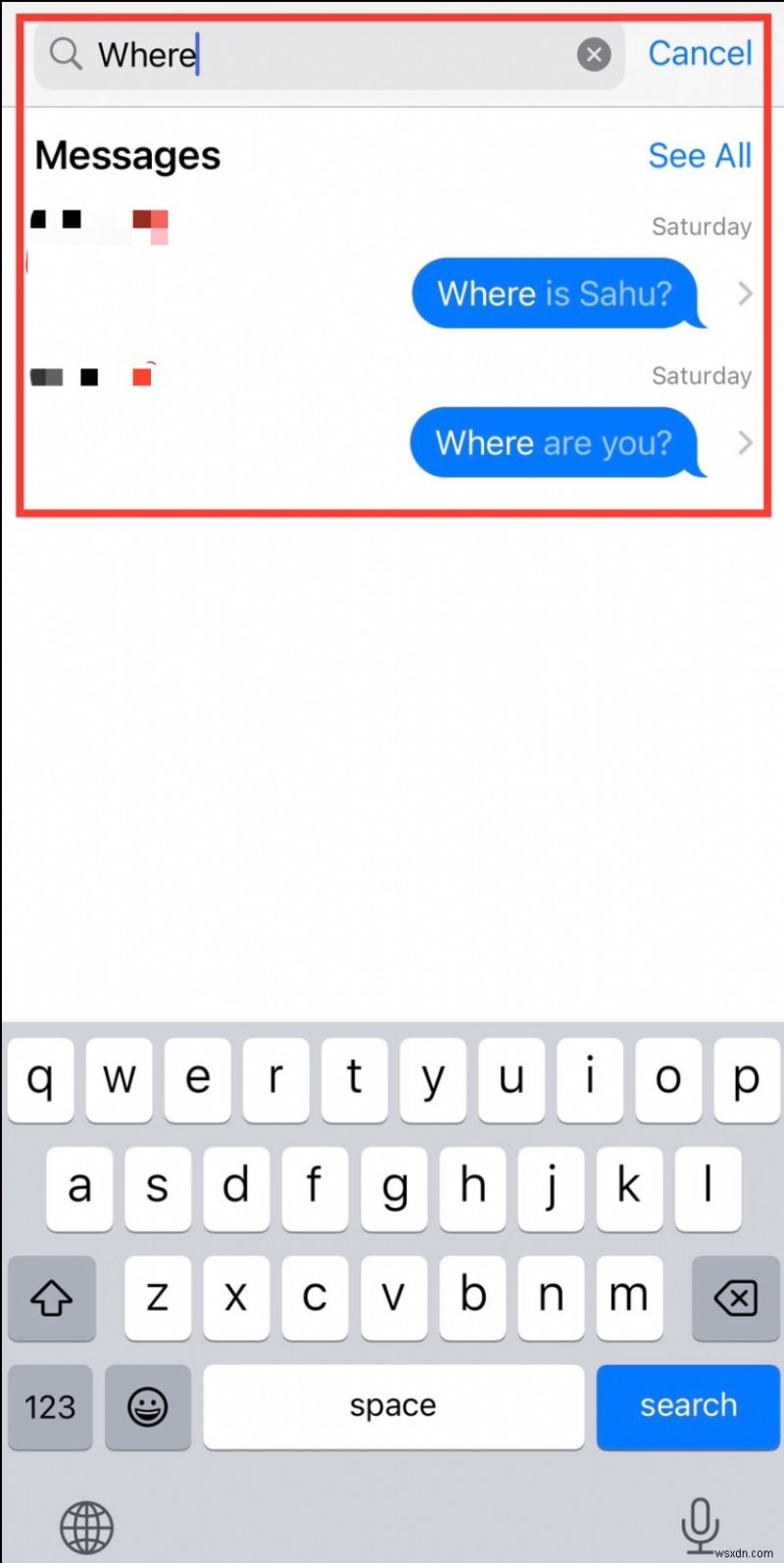 เข้าถึง iMessage แรกในการสนทนาของคุณทันทีโดยไม่ต้องเลื่อน 