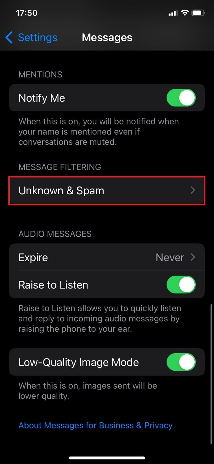 การยกเลิกรายงาน iMessage ขยะโดยไม่ได้ตั้งใจ:คำแนะนำทีละขั้นตอน