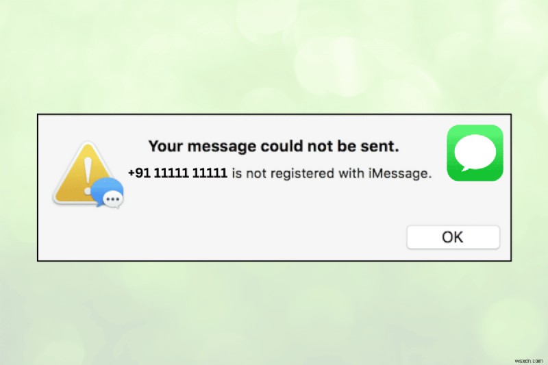 แก้ไขข้อผิดพลาด  หมายเลขโทรศัพท์ไม่ได้ลงทะเบียนกับ iMessage  บน iPhone 