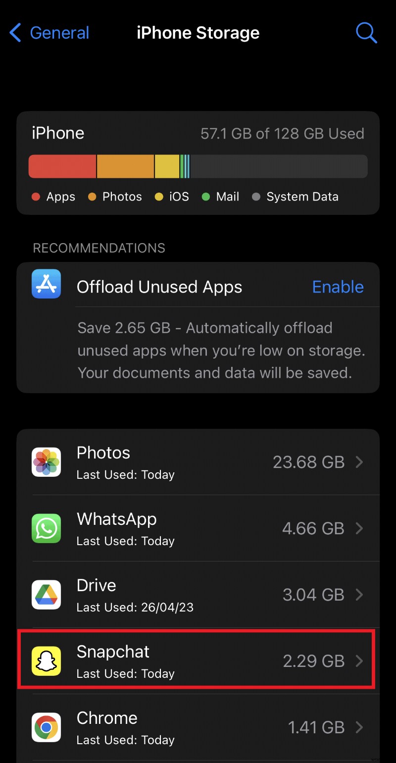ล้างข้อมูล Snapchat บน iPhone:เพิ่มประสิทธิภาพพื้นที่เก็บข้อมูลและแอป