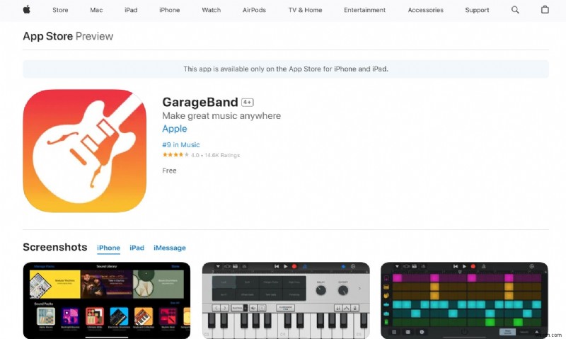 GarageBand ฟรีบน iPhone หรือไม่ ค้นหาตอนนี้