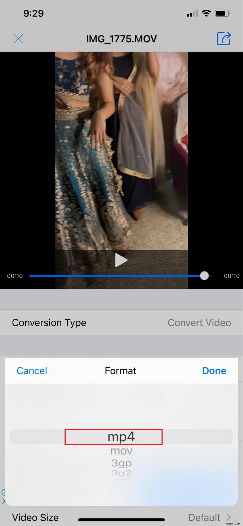 แปลงวิดีโอ iPhone เป็น MP4 อย่างรวดเร็วและปลอดภัย 