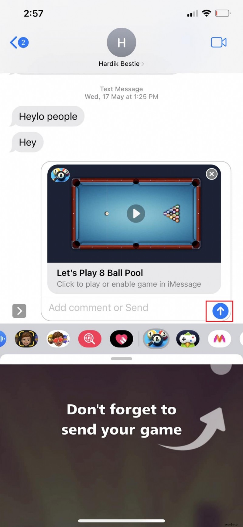 Master 8 Ball Pool บน iMessage:คำแนะนำทีละขั้นตอน 