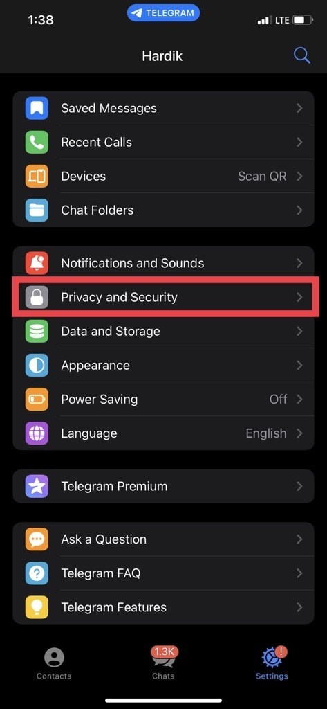 ลบบัญชีโทรเลขของคุณบน iPhone:คำแนะนำทีละขั้นตอน 
