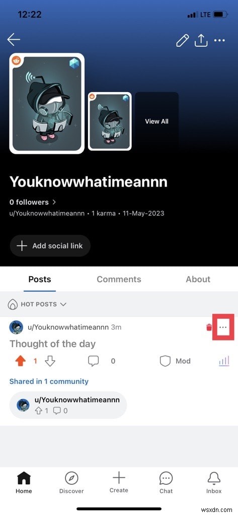 คำแนะนำทีละขั้นตอนในการแก้ไขโพสต์ Reddit บน iPhone