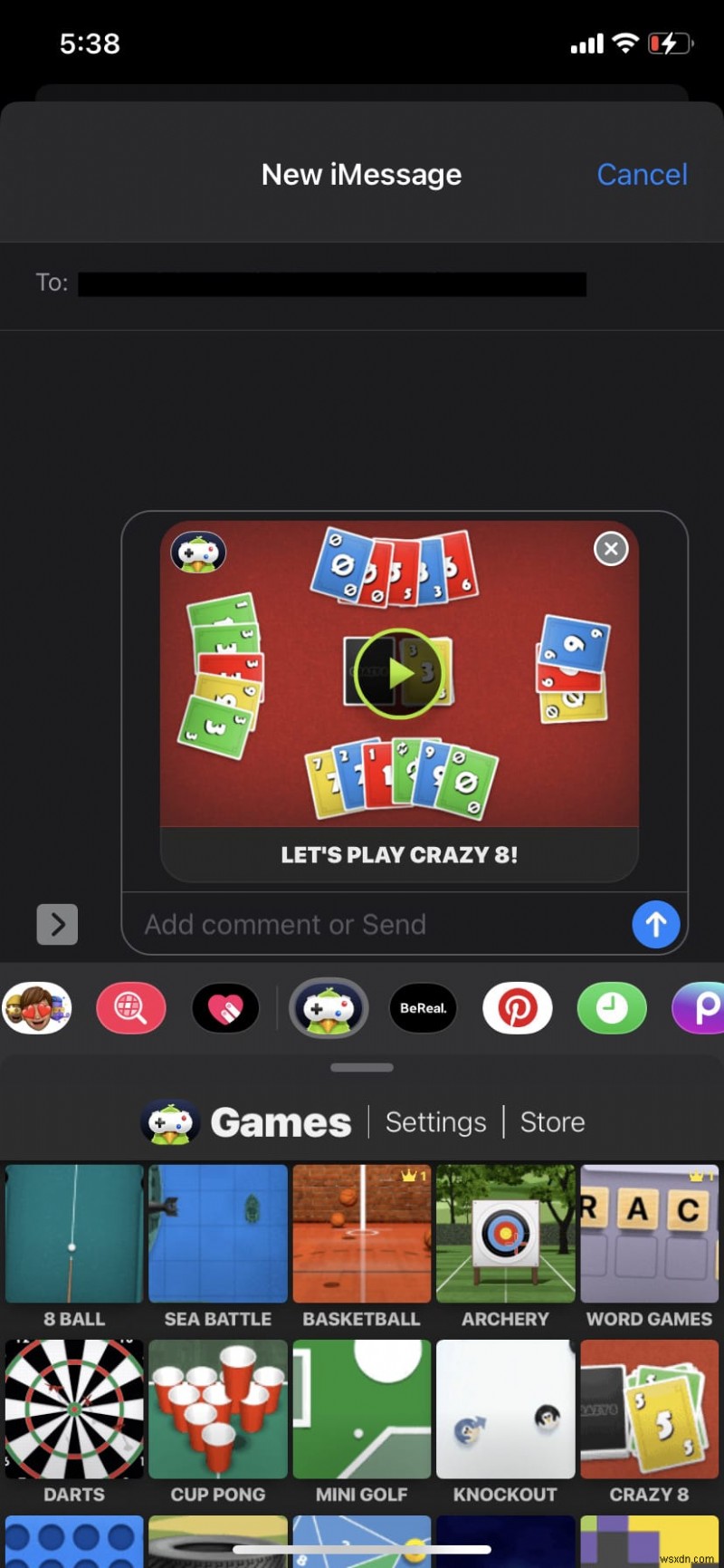 Master Crazy 8 บน iMessage:เกมไพ่ที่สนุกและมีส่วนร่วมสำหรับการส่งข้อความกับเพื่อน ๆ