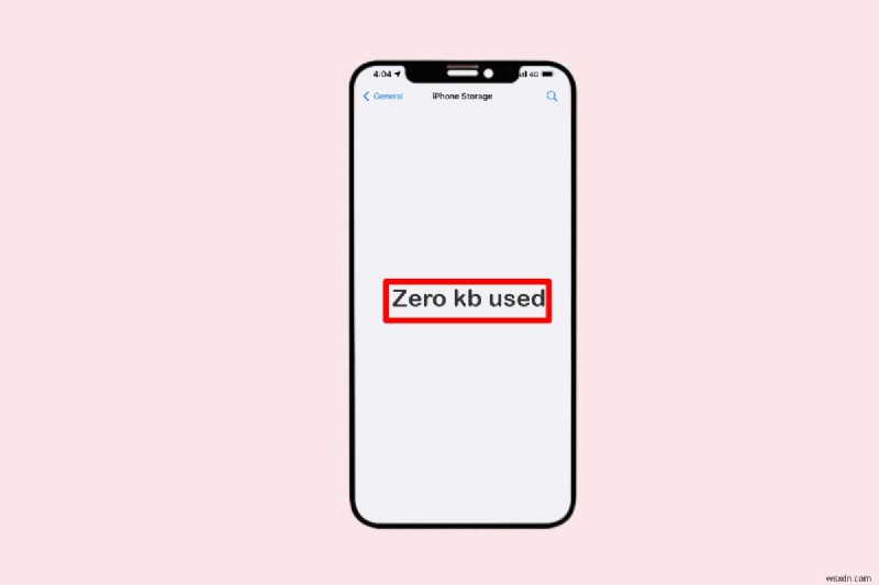 แก้ไขข้อผิดพลาดการจัดเก็บ Zero KB บน iPhone ของคุณ 