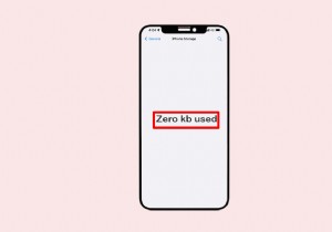 แก้ไขข้อผิดพลาดการจัดเก็บ Zero KB บน iPhone ของคุณ 