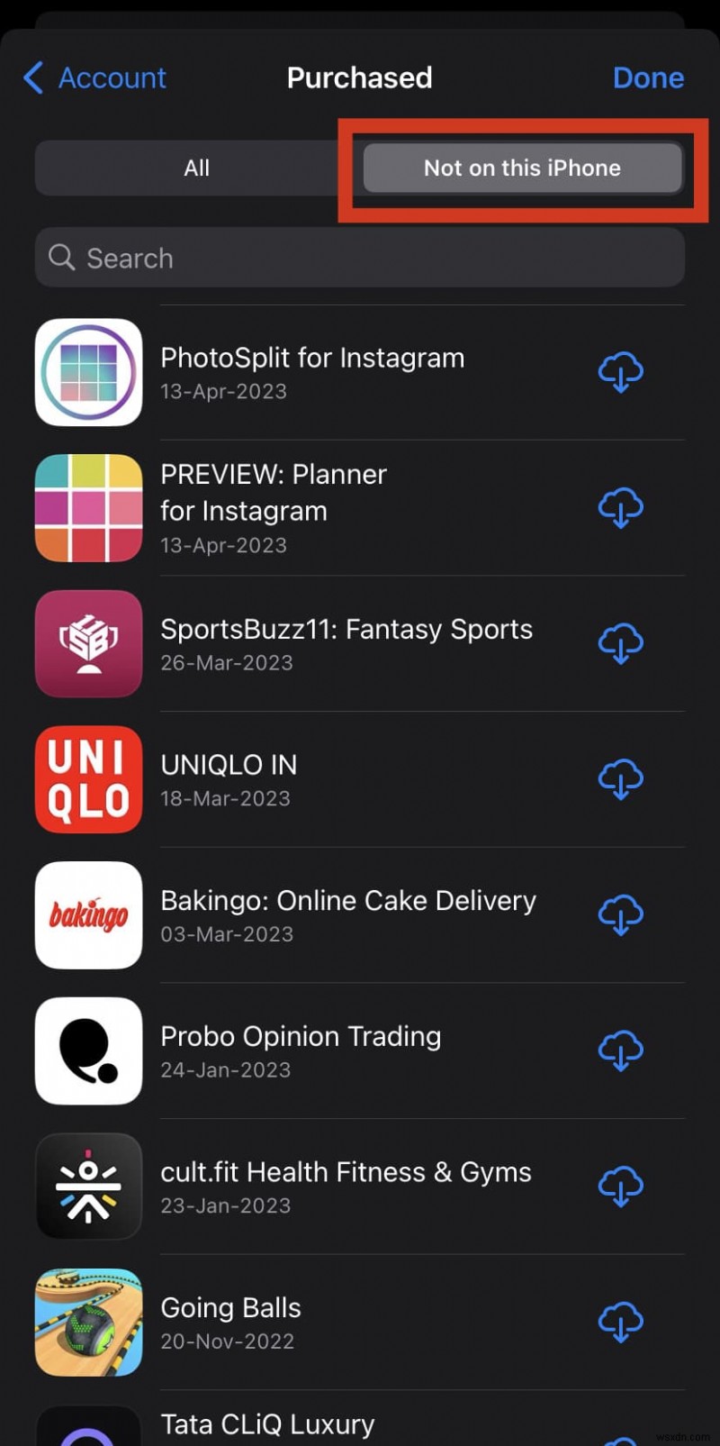 ค้นหาและกู้คืนแอพที่ถูกลบล่าสุดบน iPhone 