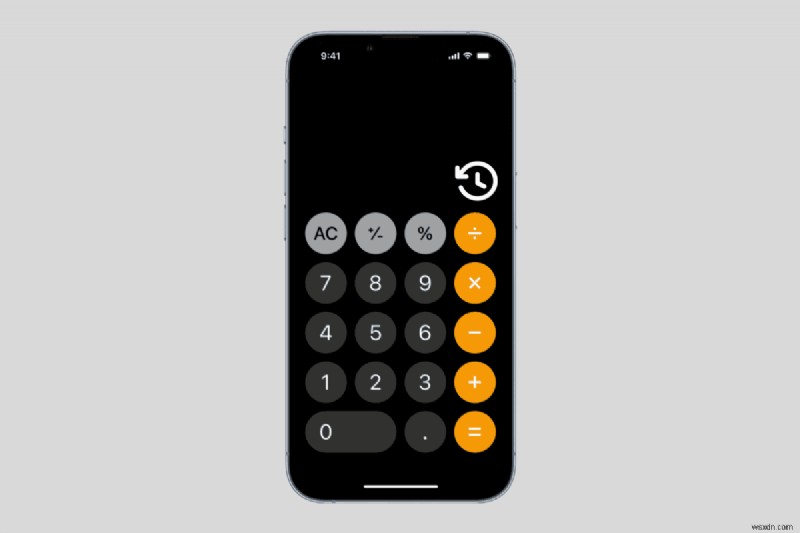 ดูประวัติเครื่องคิดเลข iPhone ของคุณอย่างรวดเร็ว 