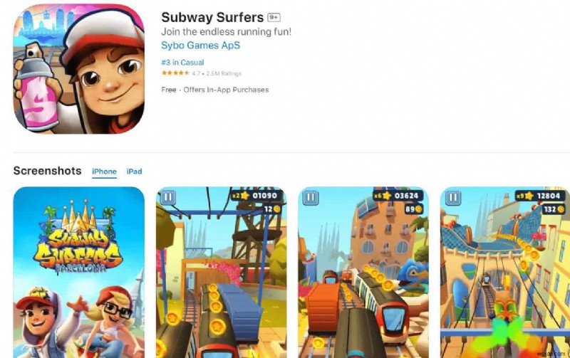 สุดยอดรายชื่อเกม iPhone ออฟไลน์ฟรี 37 เกม