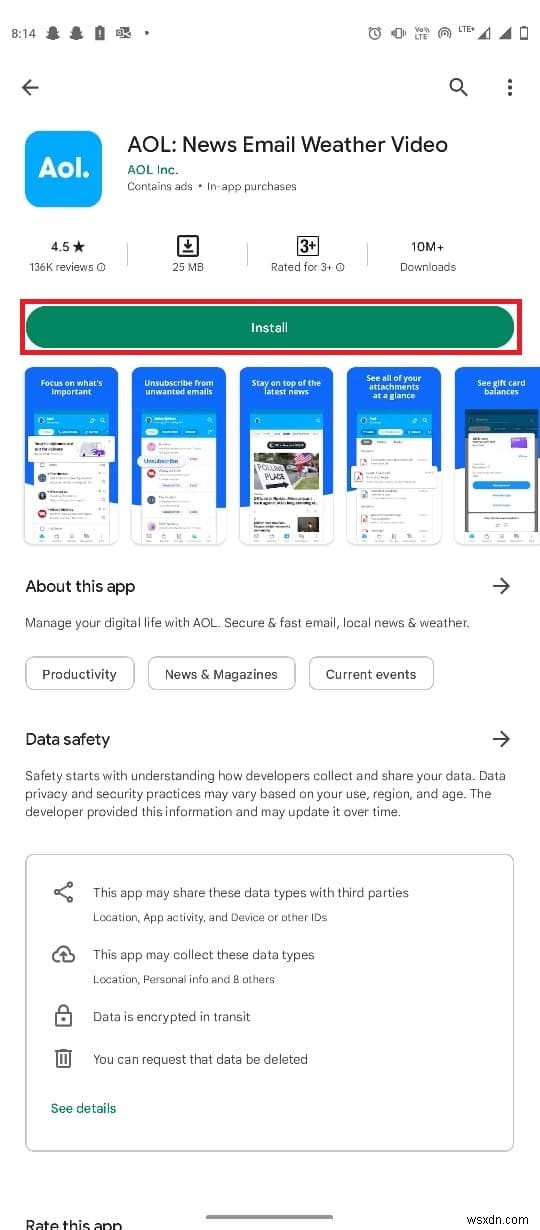 วิธีแก้ไขปัญหา AOL Mail บน Android และ iOS – การแก้ไขที่พิสูจน์แล้ว 14 รายการ