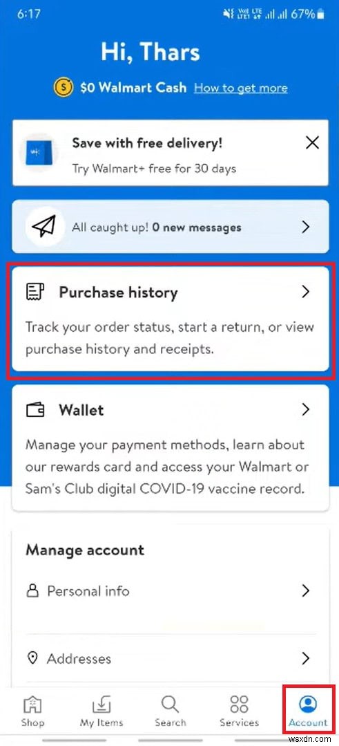 ติดตามคำสั่งซื้อ Walmart ของคุณ:ขั้นตอนง่ายๆ ในการดูประวัติการซื้อ