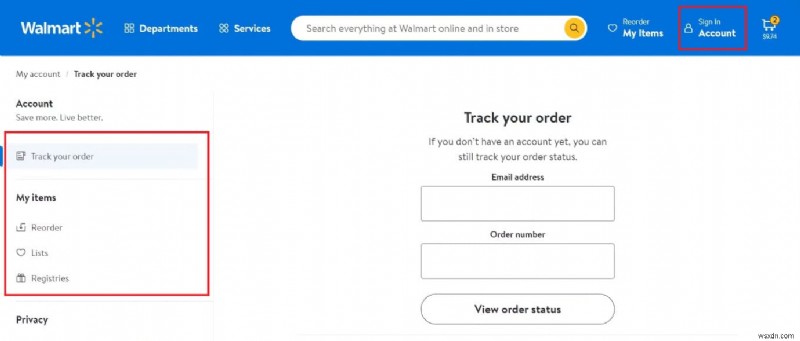 ติดตามคำสั่งซื้อ Walmart ของคุณ:ขั้นตอนง่ายๆ ในการดูประวัติการซื้อ