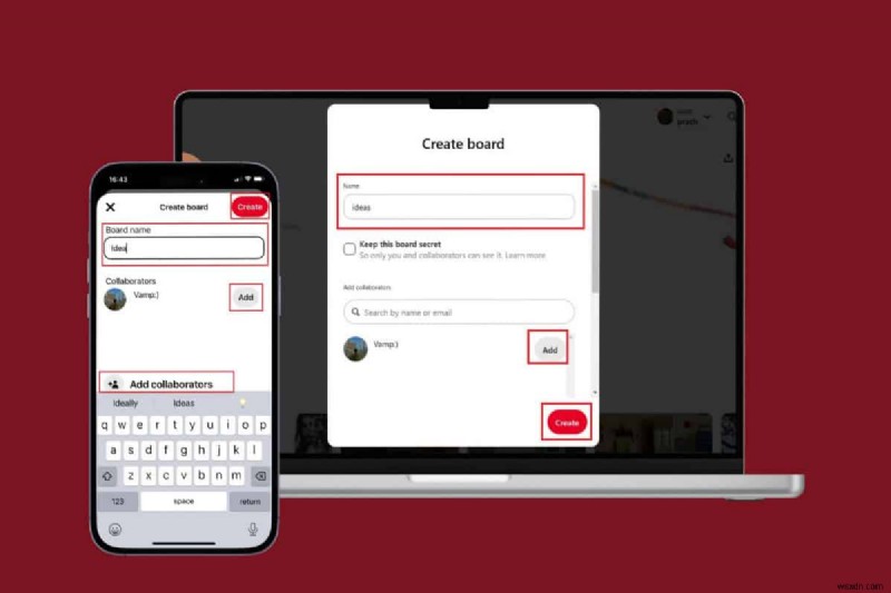 สร้างบอร์ด Pinterest สำหรับการทำงานร่วมกัน:คำแนะนำทีละขั้นตอน 