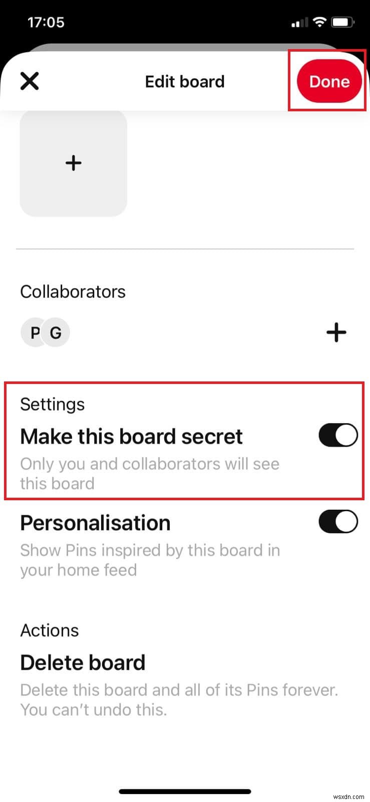 สร้างบอร์ด Pinterest สำหรับการทำงานร่วมกัน:คำแนะนำทีละขั้นตอน 